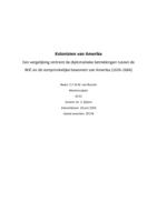 Kolonisten van Amerika. Een vergelijking omtrent de diplomatieke betrekkingen tussen de WIC en de oorspronkelijke bewoners van Amerika (1636-1664)