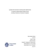 ASKING FOR FAVORS OF INCREASING IMPOSITION: A Comparison of English Requests Strategies Produced According to Nationality and Grammatical Competence