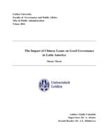 The Impact of Chinese Loans on Good Governance in Latin America