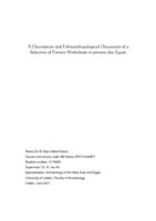 A Description and Ethnoarchaeological Discussion of a Selection of Pottery Workshops in present-day Egypt