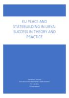 EU peace and statebuilding in Libya: success in theory and practice