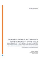 The Role of the Muslim Community in the Municipality of The Hague concerning Counter-Radicalization