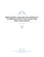 Welfare capitalism, regime types and unemployment in the OECD: How do welfare state institutions affect labour market outcomes?