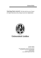 Starting from scratch: The best and the worst of times for higher education policy change in post-war Afghanistan