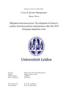 Migration-terrorism nexus: Development in Greece's counter-terrorism policies and practices after the 2015  European migration crisis