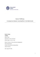 Human Trafficking: A comparison between municipalities in the Netherlands