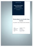 Partnership in cross-border drug tourism. An explorative study in Belgium and the Netherlands