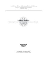 Climate Conflicts? Understanding the factors that link climate change to communal conflict in the West African Sahel