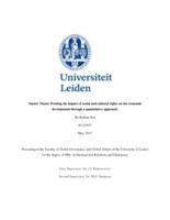 Probing the Impact of Social and Cultural Rights on the Economic Development Through a Quantitative Approach