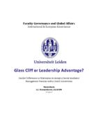 Glass Cliff or Leadership Advantage? Gender Differences in Motivation to Accept a Senior Academic Management Position within Dutch Universities