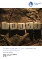 Exploring the Influence of Trust on International Intelligence Cooperation