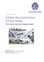 Under the supervision of the media. On the role of the news media in intelligence oversight