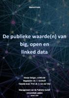 De publieke waarde(n) van big, open en linked data