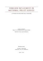Foreign influences in national policy advise, a typology of voluntary policy transfer
