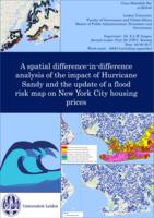 A spatial difference-in-difference analysis of the impact of Hurricane Sandy and the update of a flood risk map on New York City housing prices
