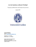 Are the Sanctions Working on Russia? The Impact and Effectiveness of the European Union Sanctions