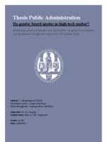 Do gender board quotas in high-tech matter? Explaining variance of gender board quota effects on gender board equality and performance of high-tech firms across EU member states