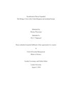 Securitization Theory Expanded: The Refugee Crisis in the United Kingdom and mainland Europe