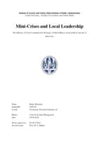 Mini-Crises and Local Leadership