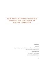 How media reported violence spreads, the Contagion of Suicide Terrorism