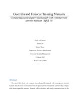 Guerrilla and Terrorist Training Manuals. Comparing classical guerrilla manuals with contemporary terrorist manuals (AQ & IS)