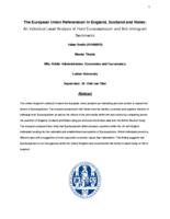 The European Union Referendum in England, Scotland and Wales: An Individual Level Analysis of Hard Euroscepticism and Anti-Immigrant Sentiments