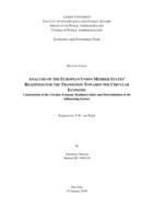 Analysis of the European Union Member States' Readiness for the Transition Towards the Circular Economy