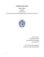 An exploration of Russia's military approach during the Ukrainian Crisis (2013-2015)