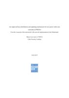 AN IMPROVED KEY DISTRIBUTION AND UPDATING MECHANISM FOR LOW POWER WIDE AREA NETWORKS (LPWAN) FROM THE VIEWPOINT OF THE NATIONWIDE LORA NETWORK IMPLEMENTATION IN THE NETHERLANDS