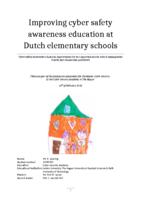 Improving cyber security safety awareness education at Dutch elementary schools