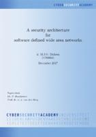 A security architecture for software defined wide area networks