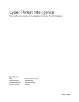 Cyber Threat Intelligence  From confusion to clarity; An investigation into Cyber Threat Intelligence