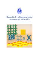 Hierarchically folding mechanical metamaterials (of Rank III)