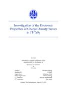 Investigation of the Electronic Properties of Charge Density Waves in 1T-TaS2