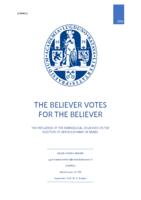 The Believer Votes for the Believer; The influence of the Evangelical Churches on the Election of Bolsonaro in Brazil