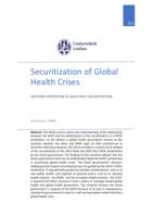 Securitization of Global Health Crises, Western Opposition to WHO PHEIC Securitization
