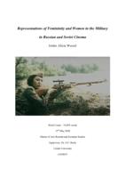 Representations of Femininity and Women in the Military in Russian and Soviet Cinema