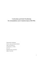 Voorbereiden op de Derde Wereldoorlog. De werkzaamheden van de Commissie Jansen (1949-1956)