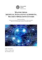 Artificial intelligence supporting security operations centers