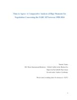 Time to Agree: A Comparative Analysis of Ripe Moments for Negotiation Concerning the FARC-EP between 1998-2016