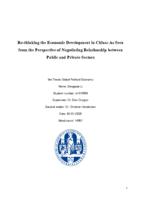 Re-thinking the Economic Development in China: As Seen from the Perspective of Negotiating Relationship between Public and Private Sectors