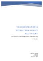 The European Union in International Climate Negotiations: EU actorness, internal dynamics and leadership strategies