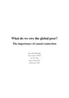 What do we owe the global poor? The importance of causal connection.