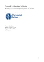 Towards a Liberalism of Limits: Resolving tensions between population planning and liberalism