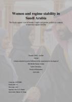 Women and regime stability in Saudi Arabia