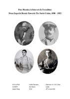 Four Russian Aristocrats In Transition: From Imperial Russia to the Soviet Union, 1880-1923