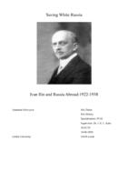 Saving White Russia: Ivan Ilin and Russia Abroad 1922-1938