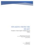 Speaking from the Heart; Semantics of some negative emotion Terms in Tarifiyt