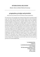 Pragmatism, Prestige and Priorities: about the role of Chinese FDI in EU-Serbian accession negotiations