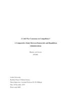 Acold war consensus on compellence; A comparative study between democratic and republican administrations